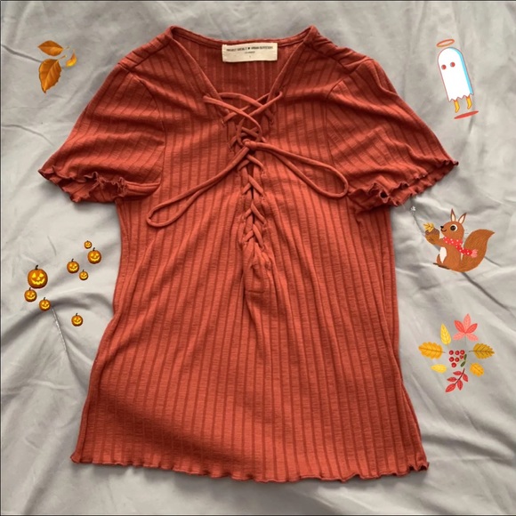 Urban Outfitters Tops - UO Project Social T Tie Front Top